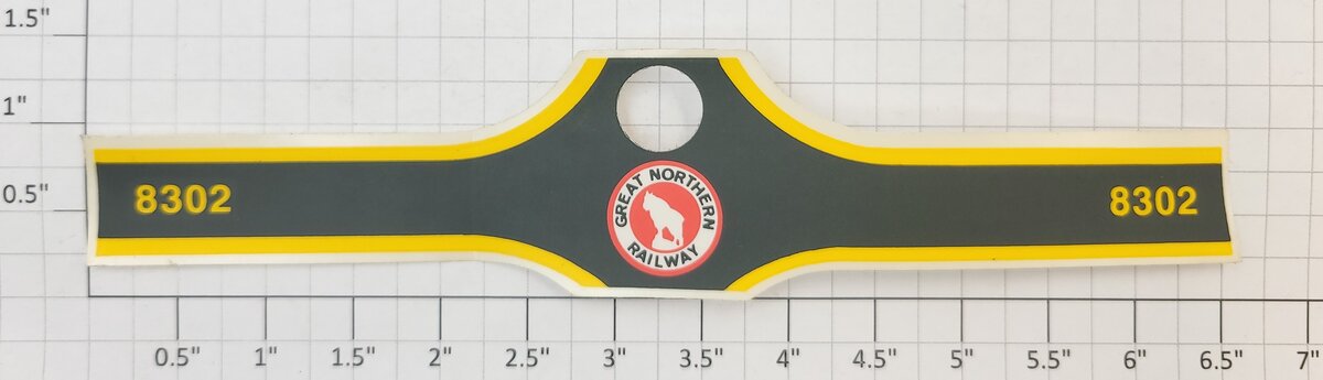 Lionel 18302-10 #8302 Great Northern Little Joe Adhesive Nose Decal