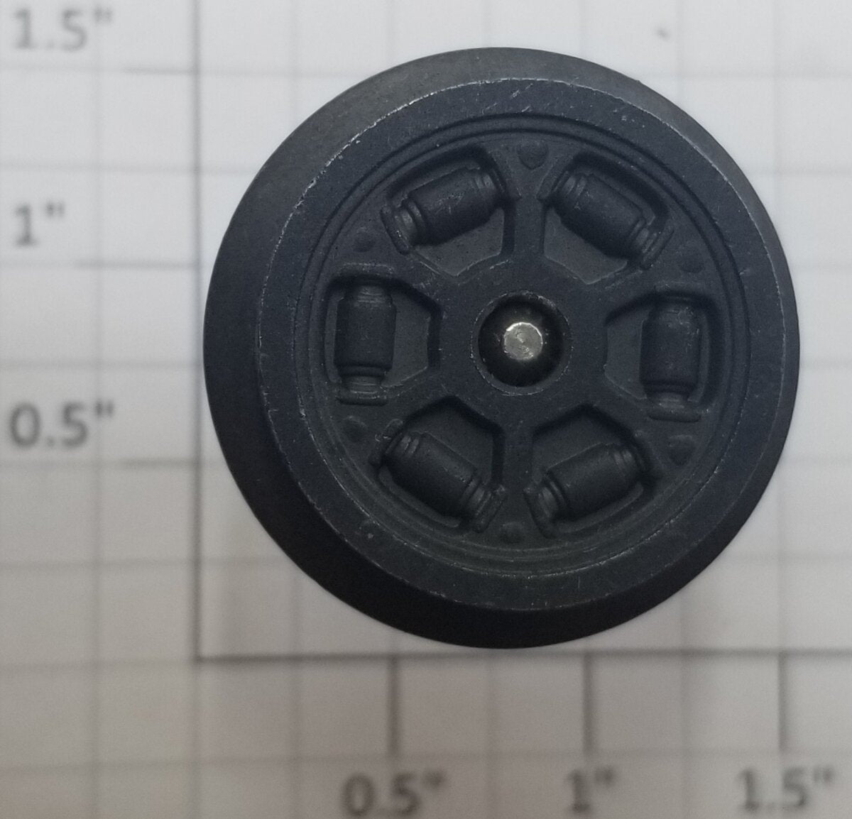 Lionel 18316-545 GG-1 Magnetic Axle, Wheel, and Bushing Assembly