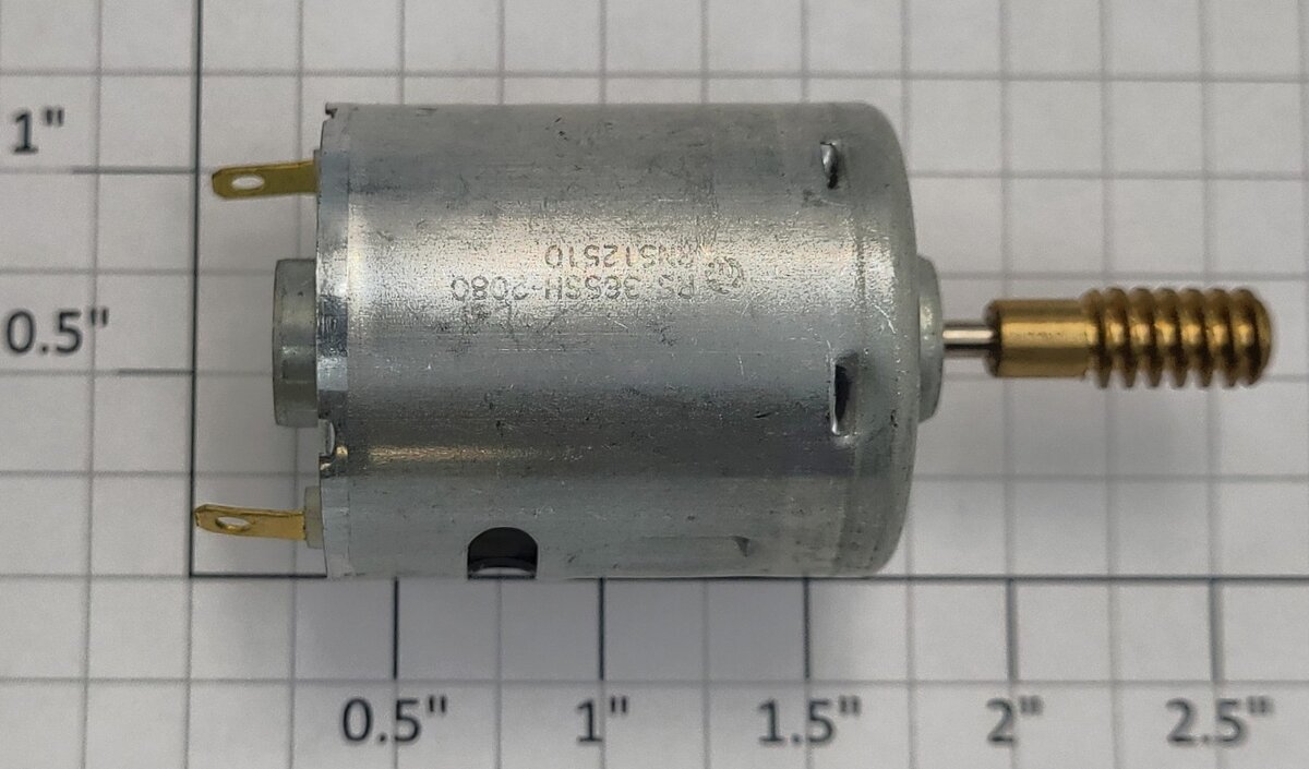 American Flyer 49806-100 12 Volt Sawmill DC Motor with Worm Gear