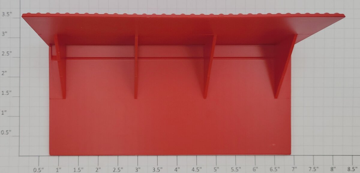 American Flyer 49815-22 Red Molded S Scale Tool Shed Roof