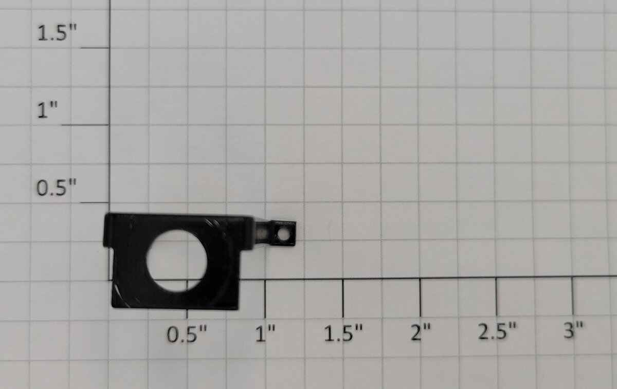 Lionel 34662-325 Scale GP-9 Diesel Locomotive Black Potentiometer Bracket