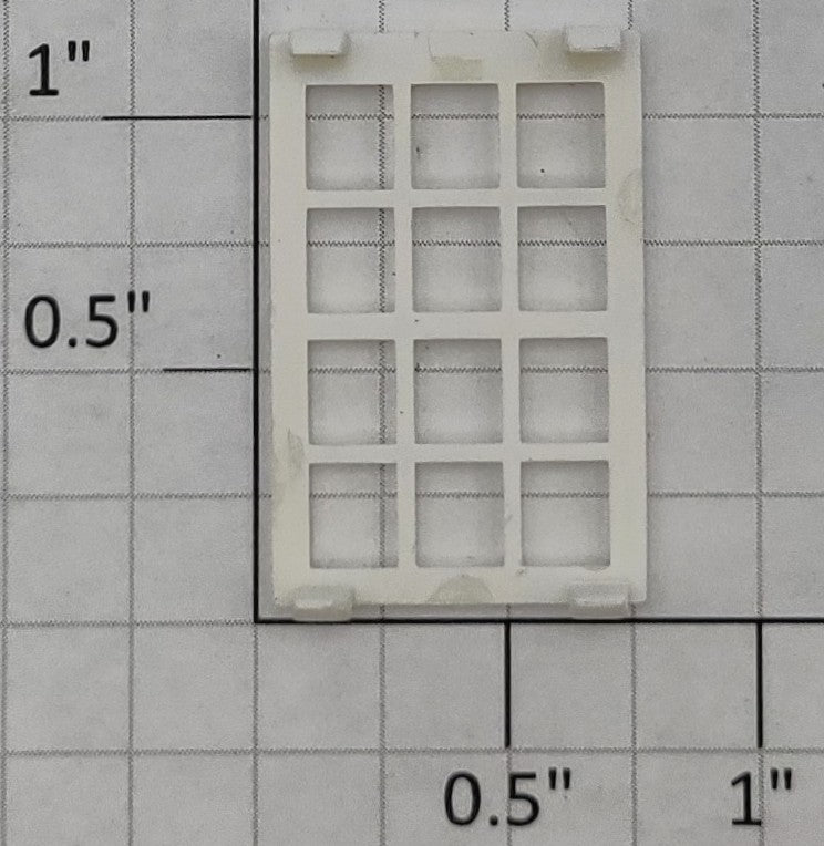 Lionel 34110-25 White Plastic Estate House Side Window Frame