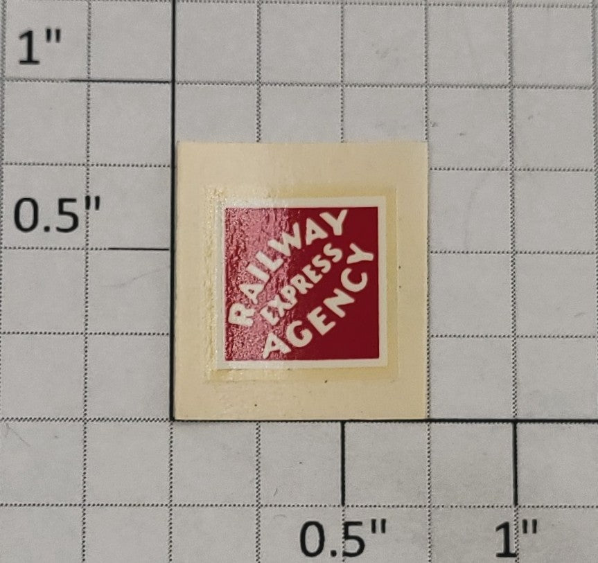 Lionel 6572-012 Railway Express Agency Reefer Car Water Soluble Decal