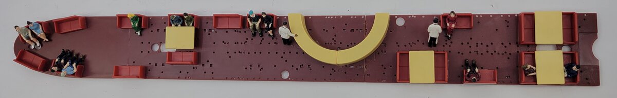 Lionel 35400-13 21" Texas Special Observation Passenger Car Interior