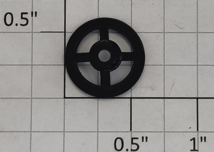 Lionel 87704-95 Black Plastic Brake Wheel