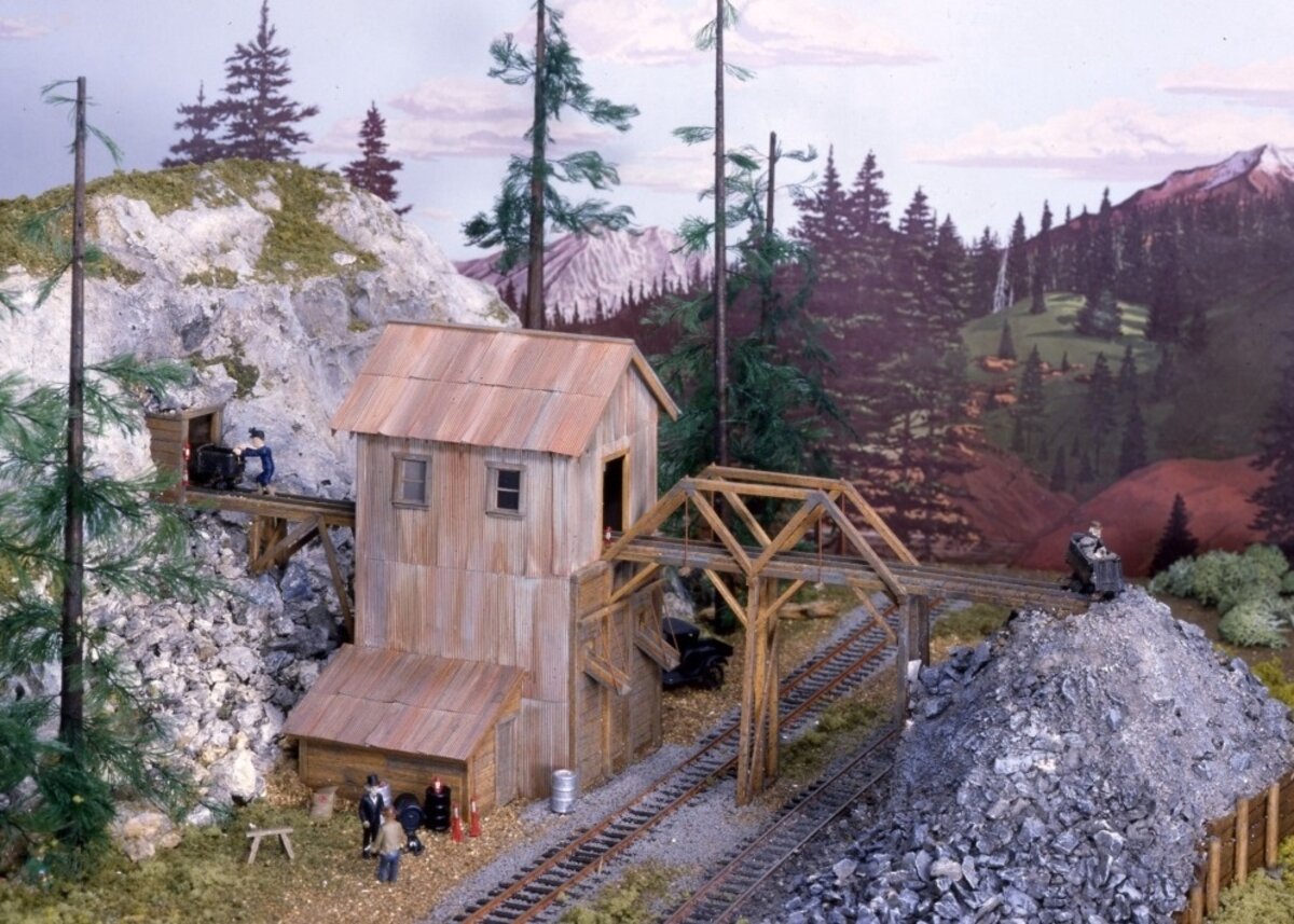 Campbell Scale Models 433 HO Idaho Springs Mine Wood Craftsman Building Kit