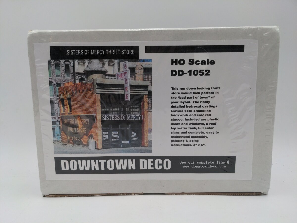 Downtown Deco 1052 HO Sisters of Mercy Thrift Store