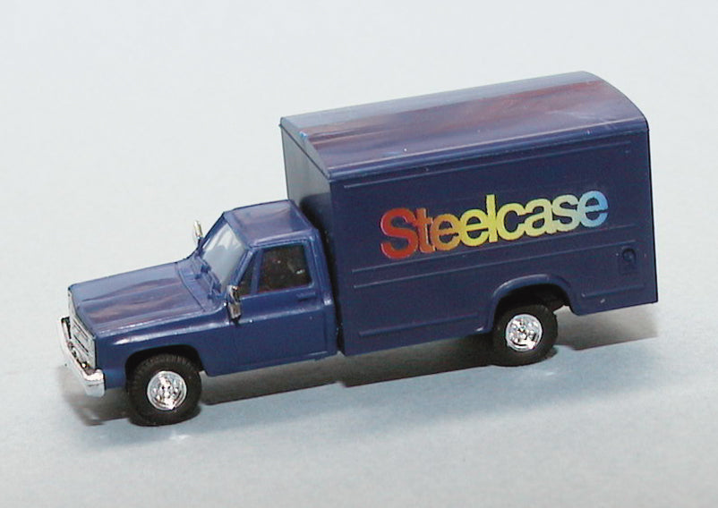 Trident Miniatures 90346 HO Steelcase Van Lines Box Van Plastic Model Kit