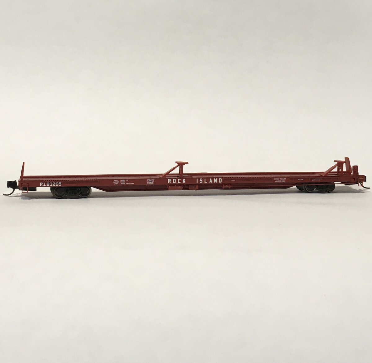 Trainworx Inc 28543-01 N Rock Island Pullman Standard 85' Flat Car #93205