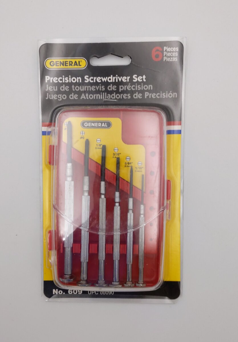 General Hardware Mfg Co 609 Precision ScrewDriver Set