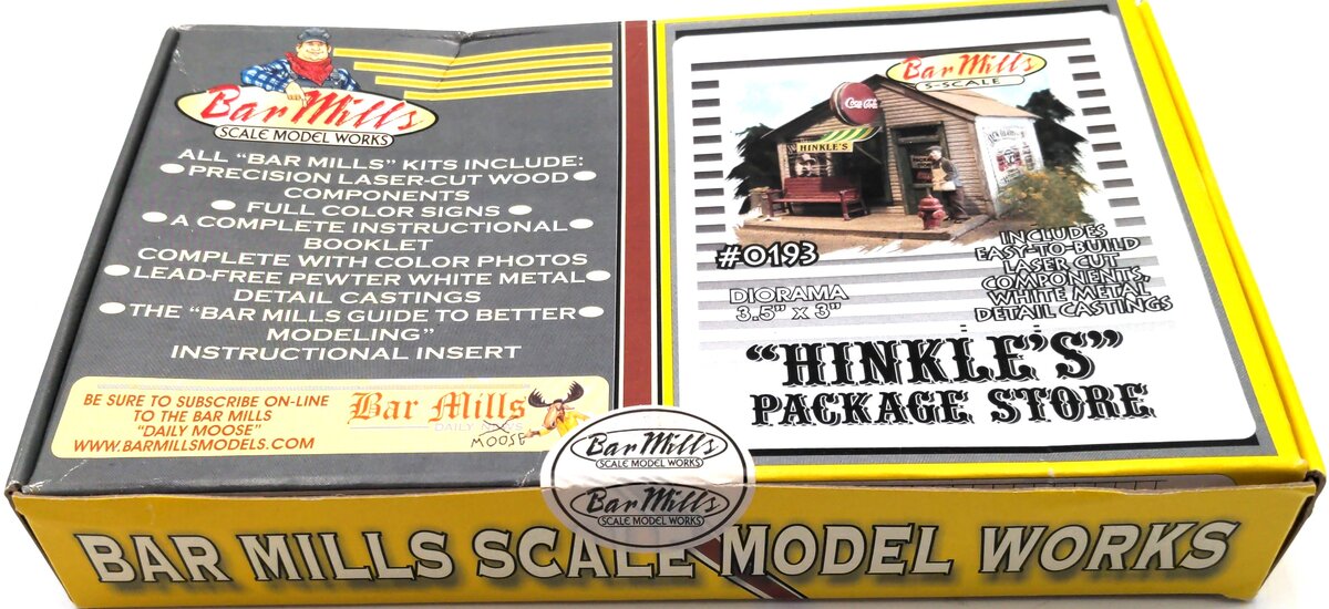Bar Mills 0193 S Scale Hinkle's Package Store Kit