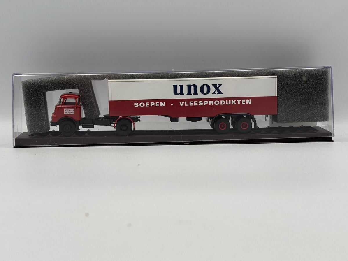 Brekina Automodelle 85212 1:87 DAF DO 2000 Sattelzug Tractor - Rosmalen/Unox