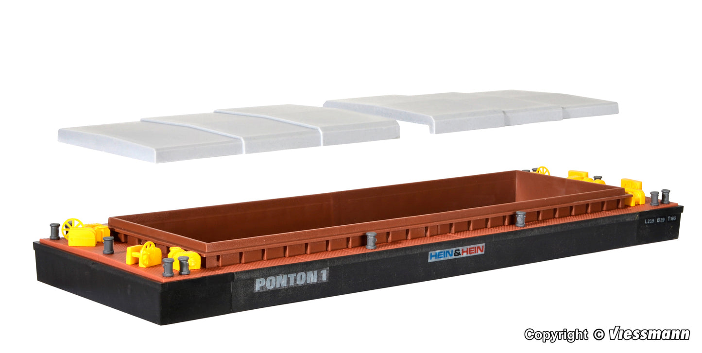 Kibri 38524 HO Bulk Goods or Containers Barge Kit