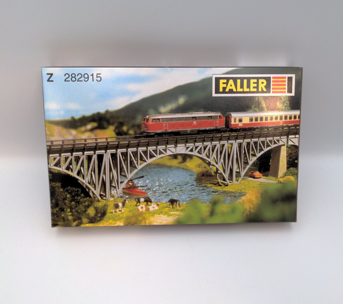 Faller 282915 Z Scale 8-5/8" Deck Arch Bridge Plastic Kit