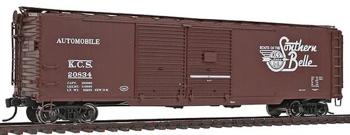 Walthers 920-102004 HO Kansas City Southern 50' AAR 2-Door Offset Boxcar #20834