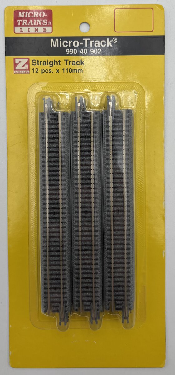 MicroTrains 99040902 Z 110mm Straight Micro-TrackSections (Pack of 12)