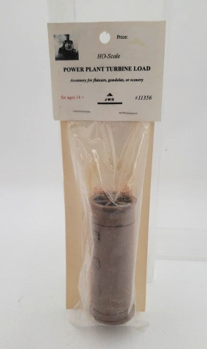 JWD Premium Products 372-11356 HO Scale Power Plant Turbine Load Assembled