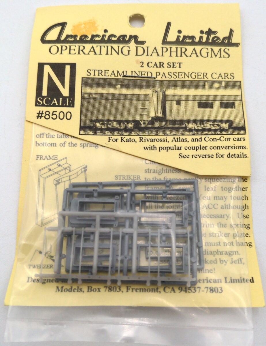 American Limited Models 8500 N Streamlined Passenger Operating Diap (Set of 2)