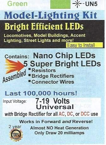 Evans Designs UN5 Nano Chip Green (Pack of 5)
