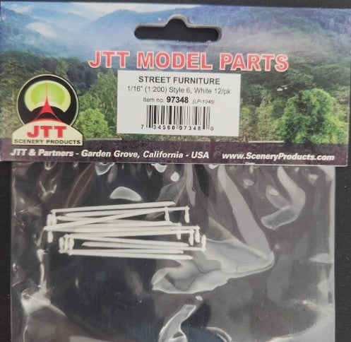 JTT Scenery Products 97348 N/1:160 Scale Single Head Parking Light (Pack of 12)