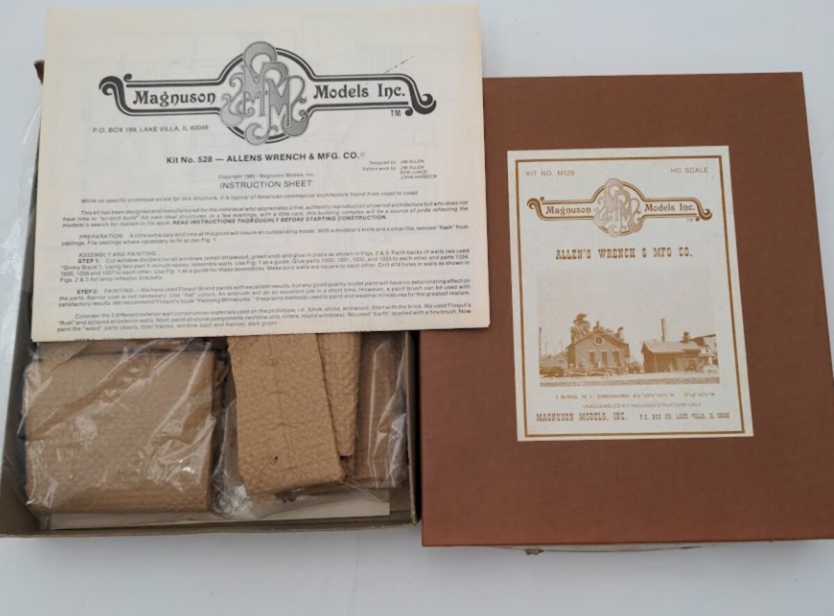 Magnuson Models M528 HO Scale Allen's Wrench & Manufacturing Co. Building Kit