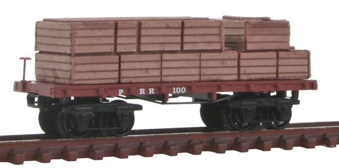Micro-Trains 15300070 N Pennsylvania 26' Civil War Era Flatcar #100