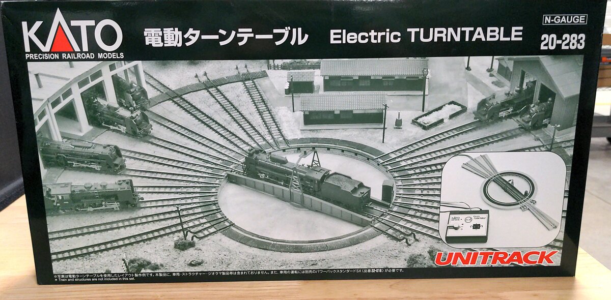 Kato 20-283 N Gauge UniTrack Electric Turntable Kit