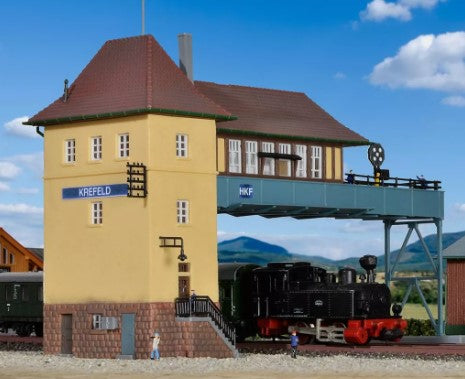Kibri 37811 N Krefeld Signal Tower with Over-Track Platform Building Kit