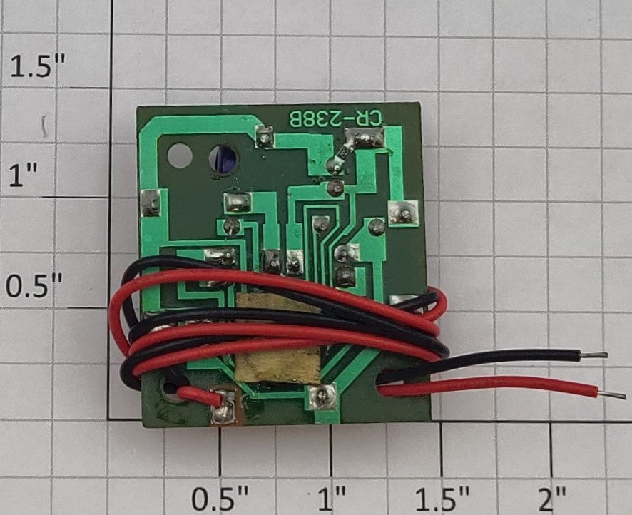 Lionel 691H0B0A00 Flickering Firebox PCB Circuit Board