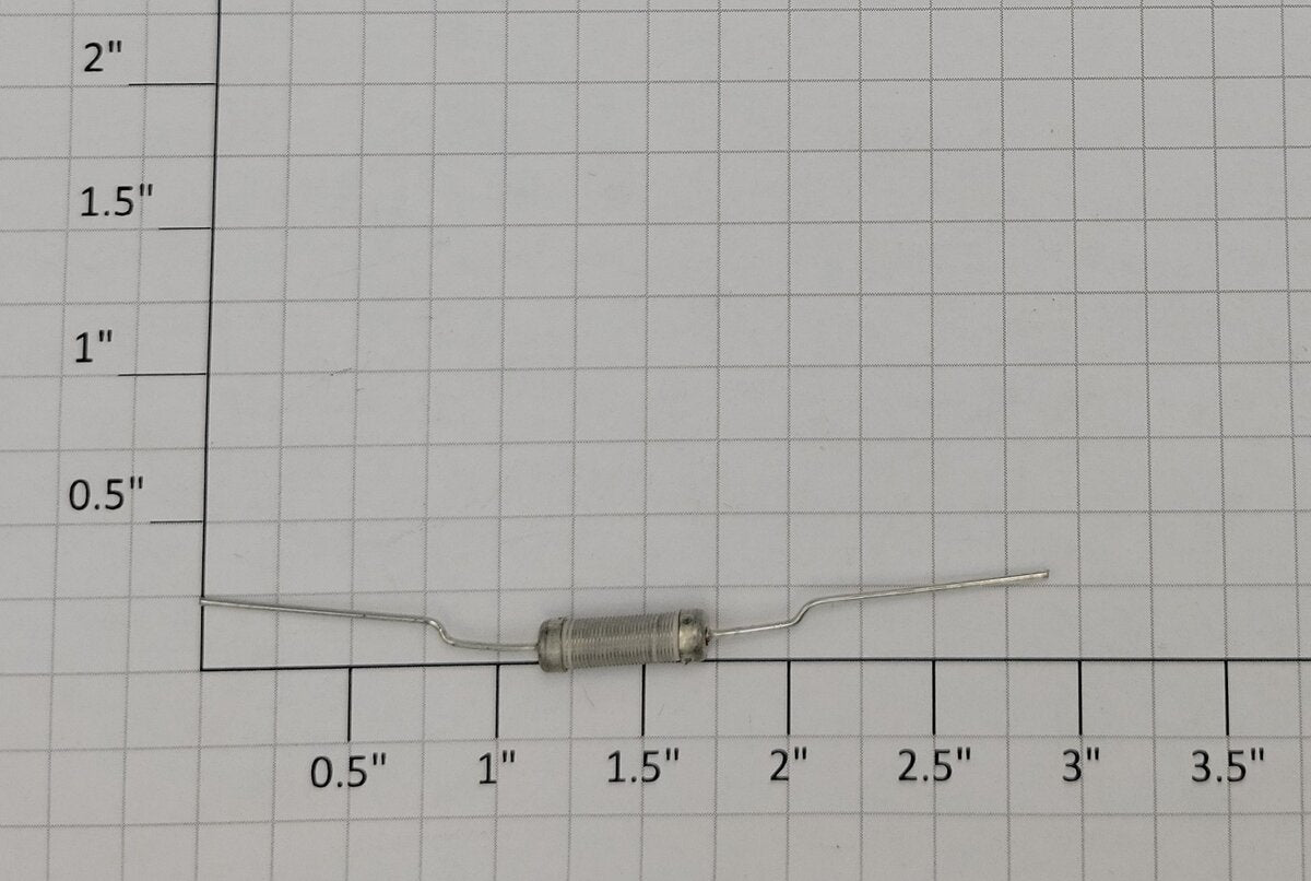 Lionel 691RS16OHM 16 Ohm Wirewound Smoke Element - ALT 691RESC016