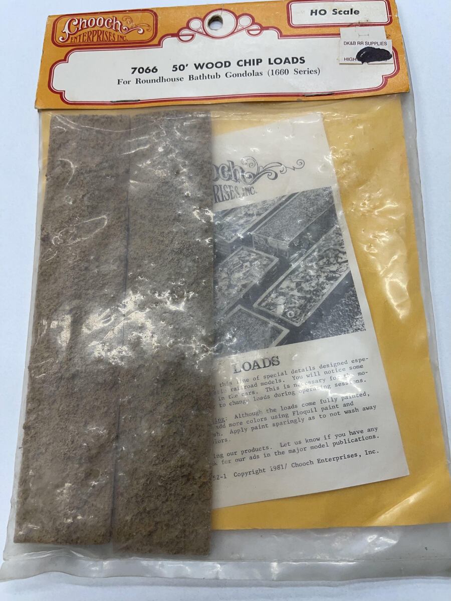 Chooch Enterprises 7066 HO Wood Chip Loads (Pack of 2)