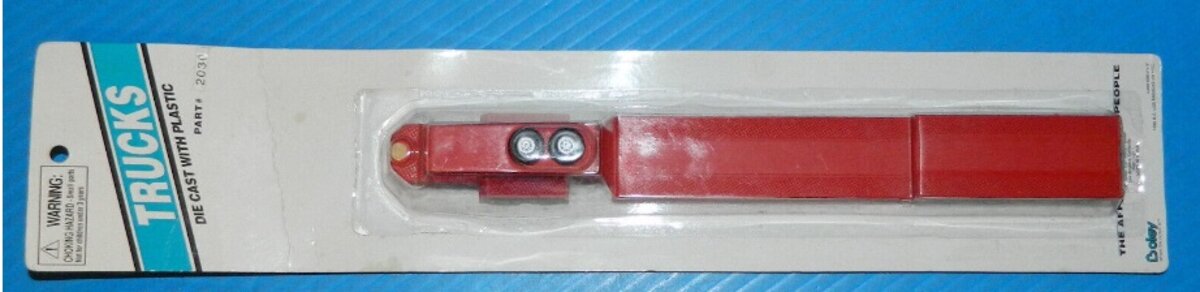 Boley 2030 1:87 Scale Red Lowboy Trailer Diecast with Plastic
