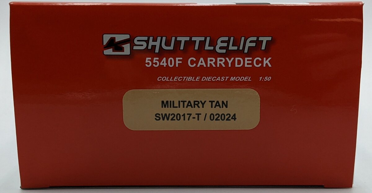 Sword Models SW2017-T 1:50 Scale Diecast Shuttlelift Carrydeck Crane in Tan LN/Box