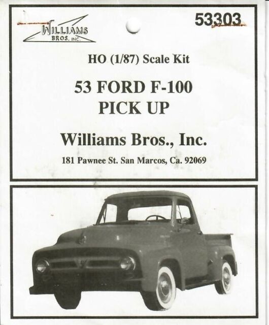 Williams Brothers 53300 1:87 53 Ford F-100 Pick Up