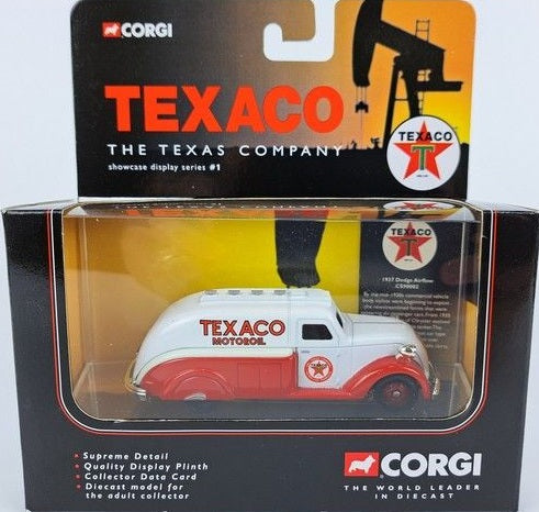 Corgi CS90002 1:64 1937 Dodge Airflow Texaco Motor Oil Die Cast Car