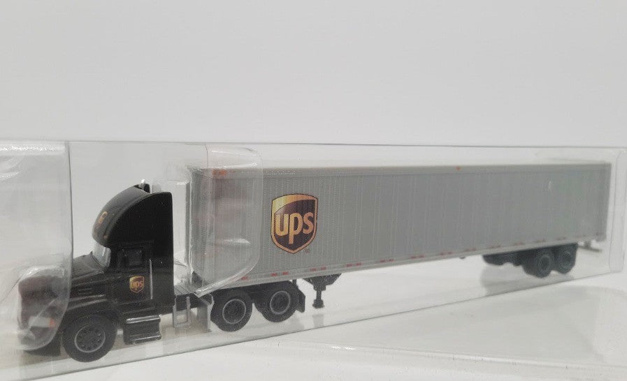 Trucks N' Stuff SP160 HO Scale UPS Mack Pinnacle With 53’ Dryvan