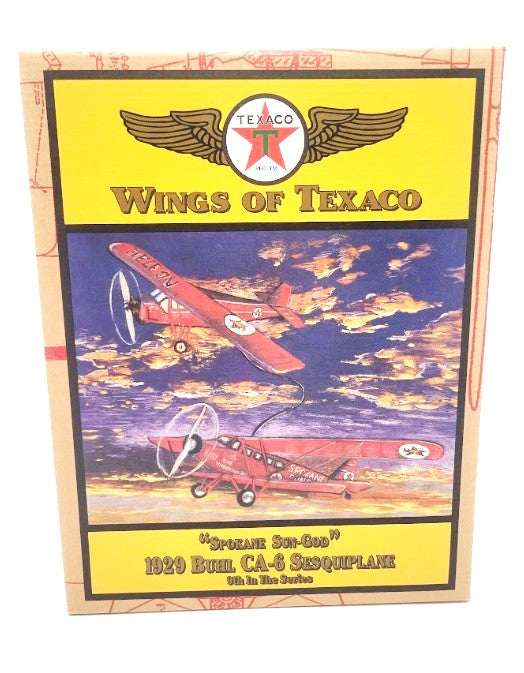Ertl 20211P 1:43 Scale "Spokane Sun-God" 1929 Buhl CA-6 Sesquiplane Coin Bank