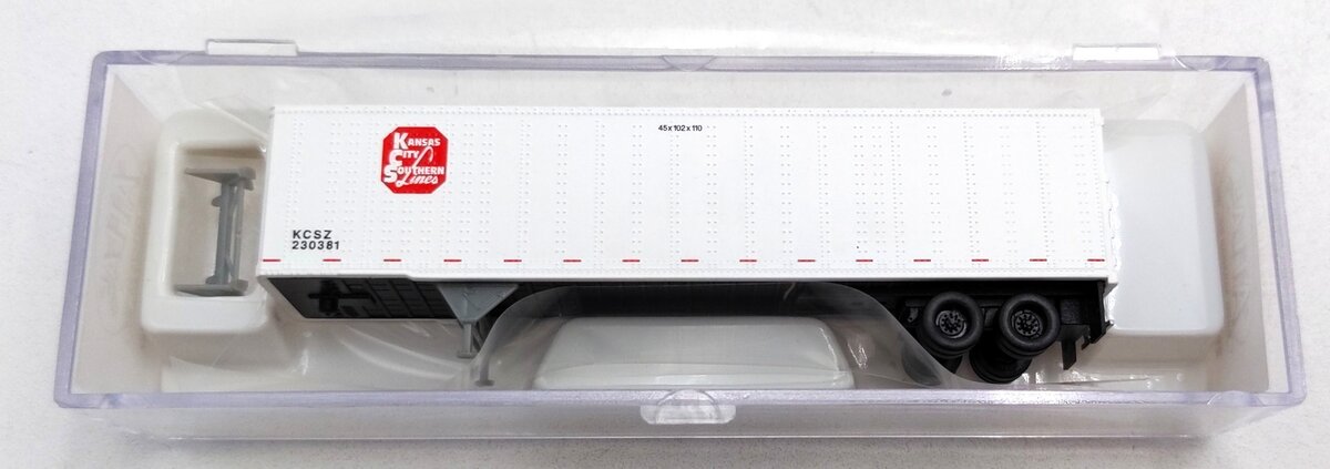 Atlas 29712 1:160 N Kansas City Southern 45' Pines Semi Trailer