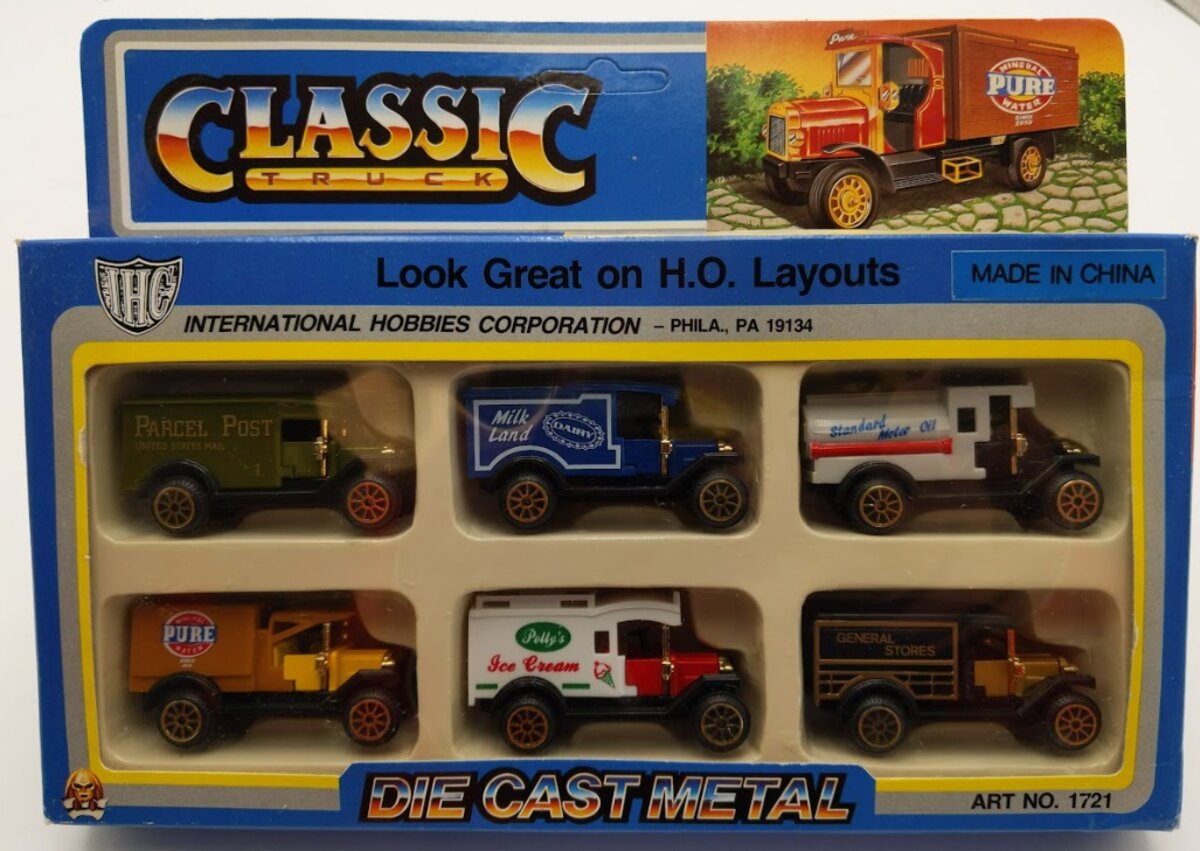 IHC 1721 1:87 Classic Trucks Assortment Diecast (Set of 6)