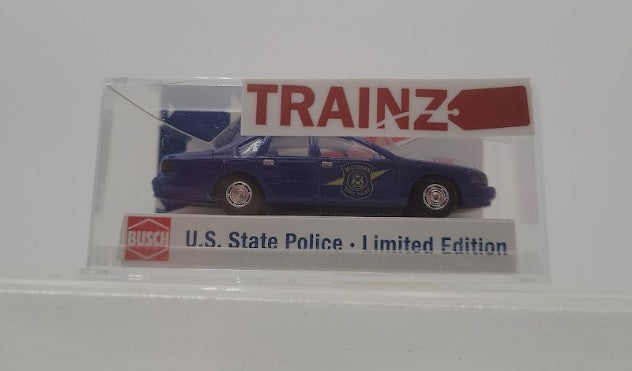 Busch 47674 HO Scale Chevrolet Caprice Michigan State Police Car Limited Edition