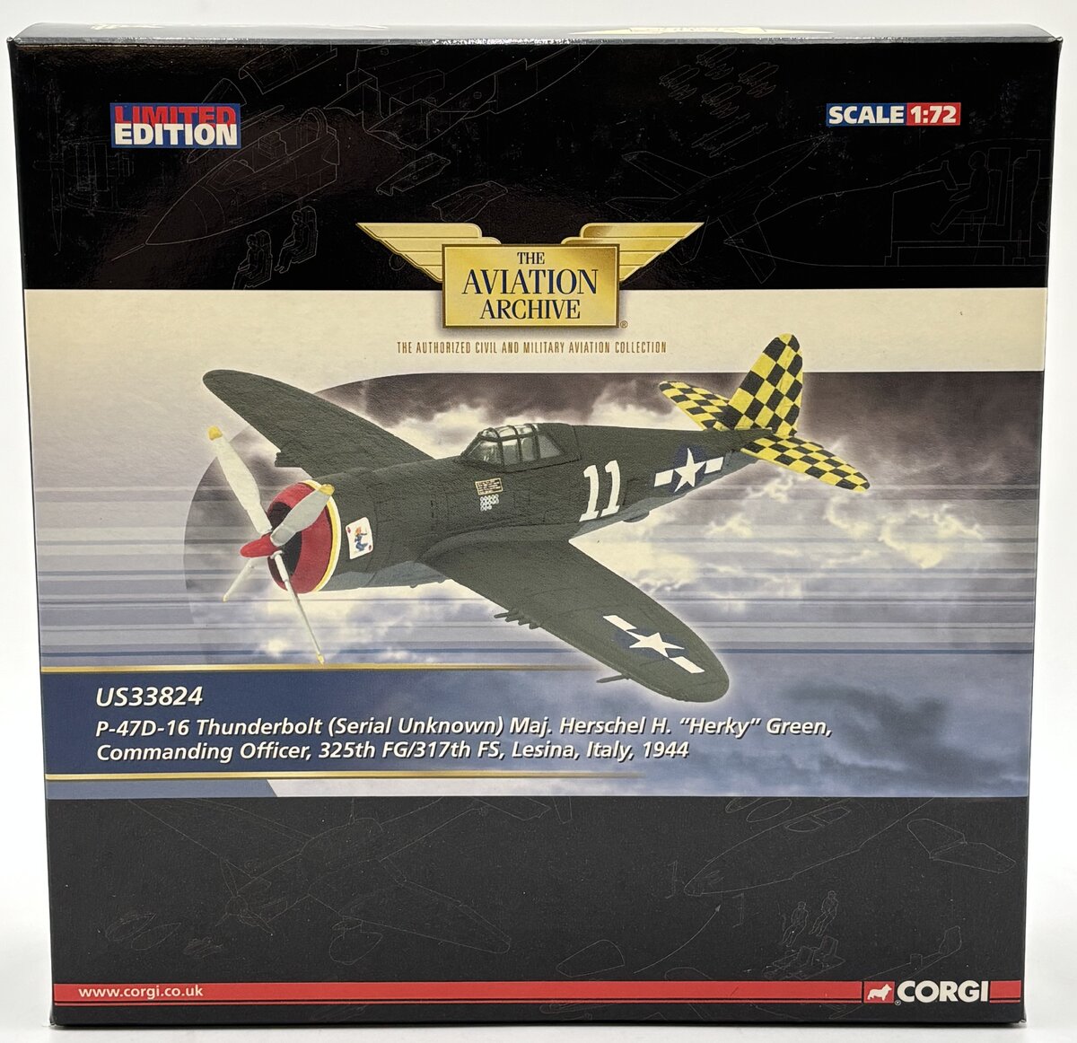 Corgi US33824 1:72 P-47D-16, Maj. Herschel H "Herky" Green