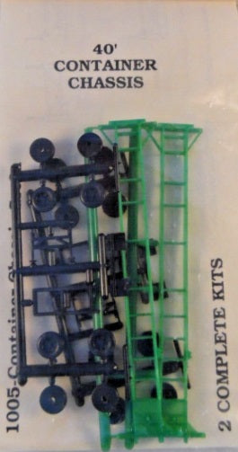 Deluxe Innovations 1005 N Green 40' Container Chassis Plastic Kit