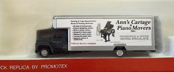 Herpa 6223 HO Ann's Cartage & Piano Movers Navistar U-Haul Moving Truck