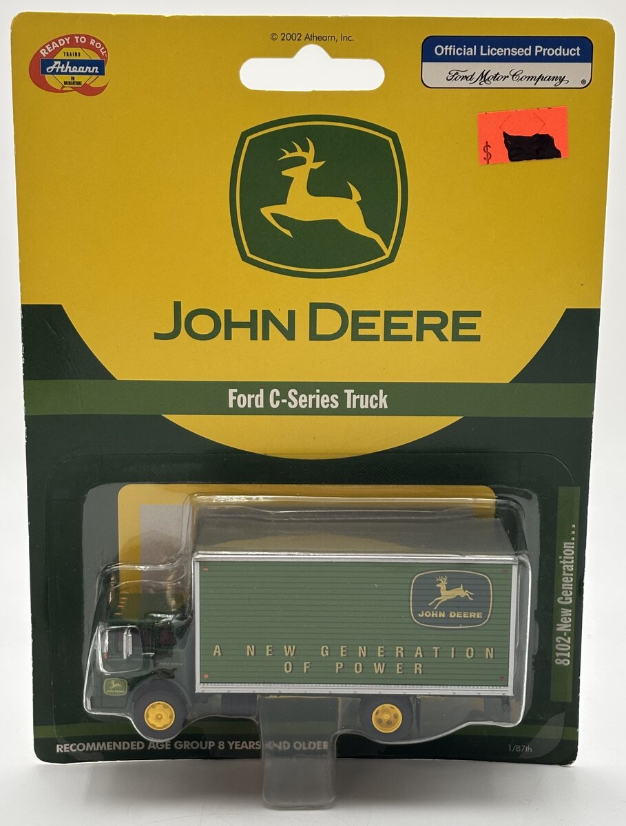 Athearn 8102 HO John Deere New Generation Ford C-Series Truck Ready To Roll