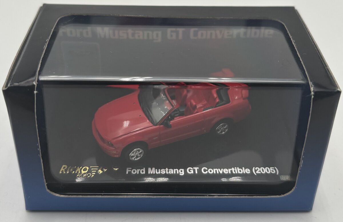 Ricko 38374 1:87 Red Ford Mustang GT Convertible