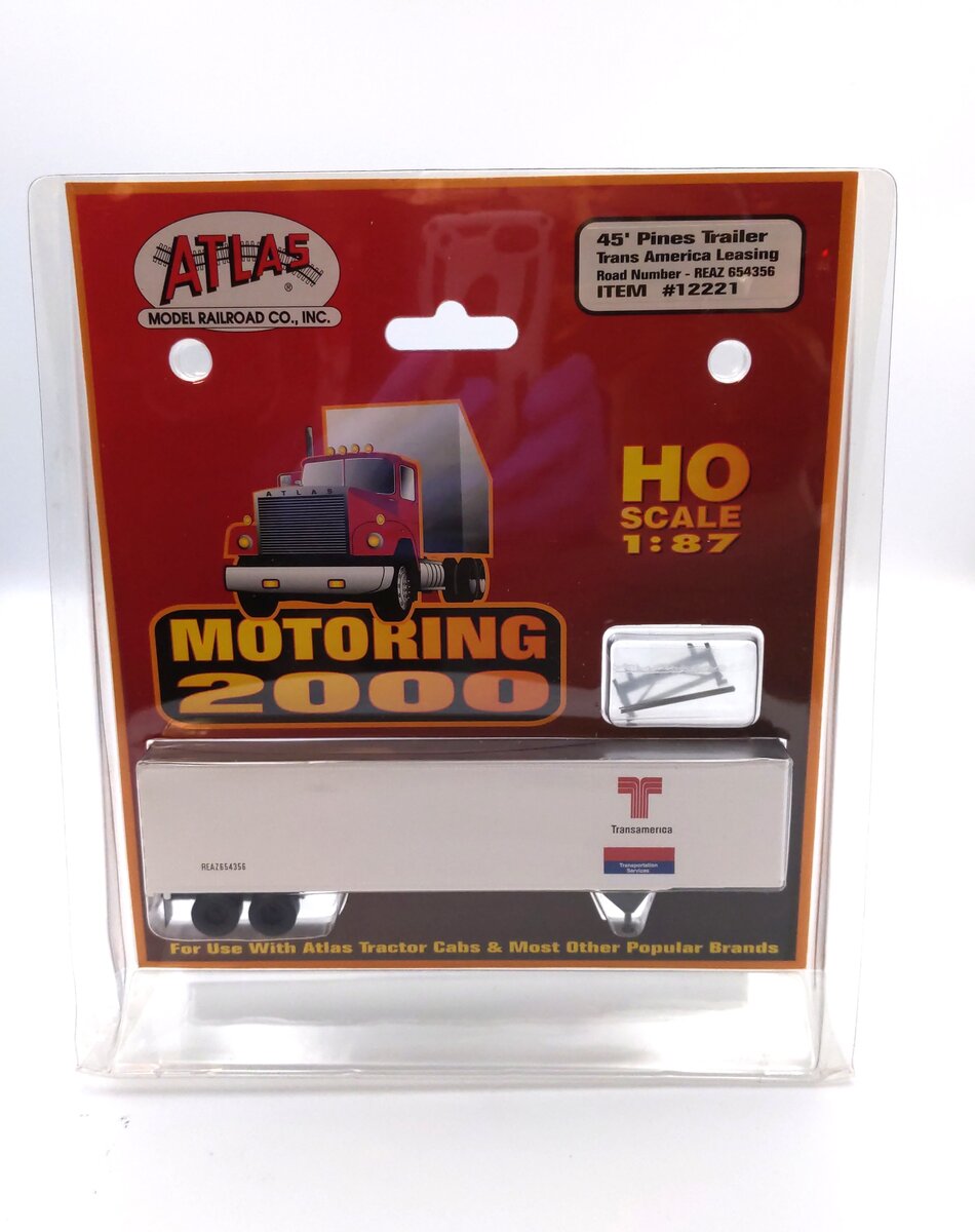 Atlas 12221 HO 1:87 45' Pines Trailer TREZ#REAZ654356