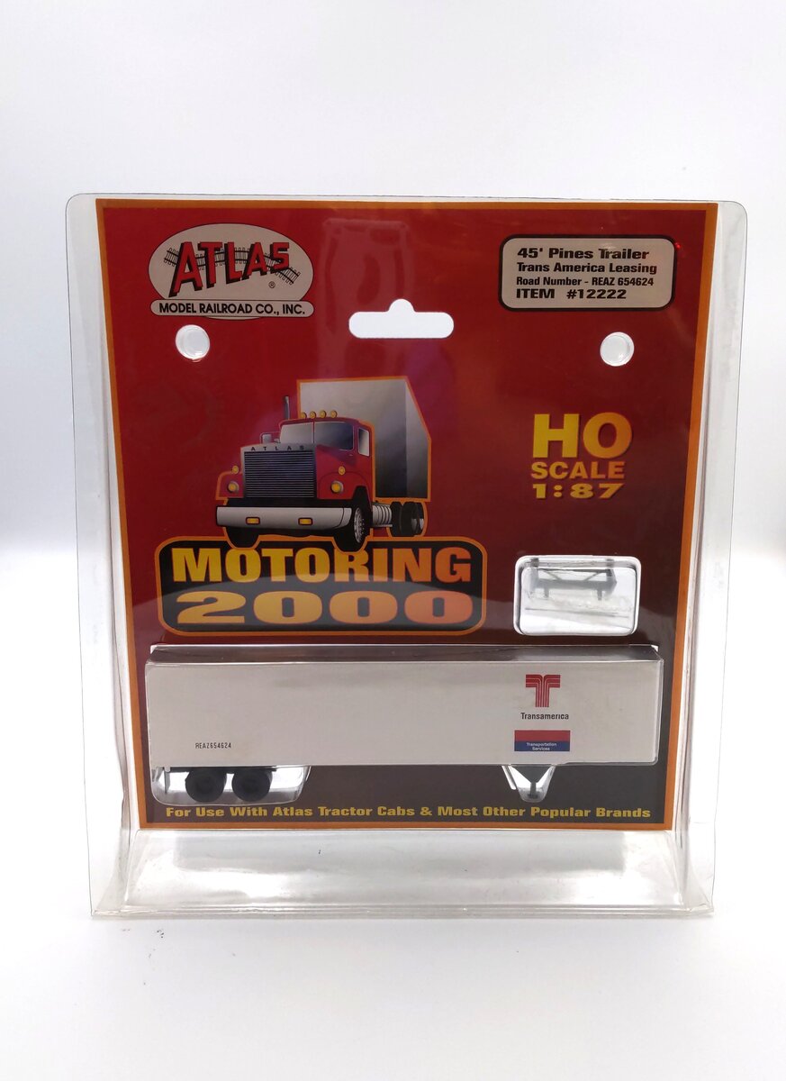 Atlas 12222 HO 1:87 45' Pines Trailer TMEZ#REAZ654624