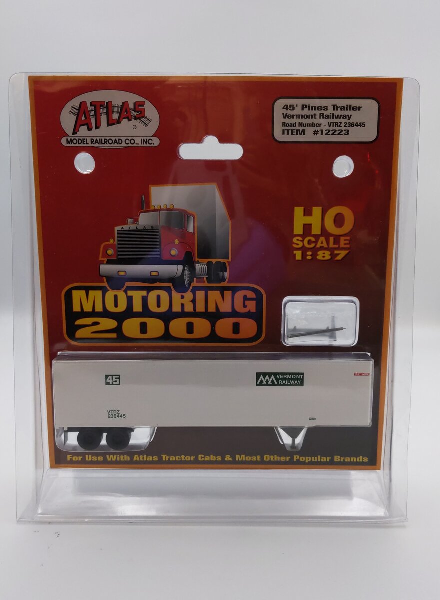 Atlas 12223 HO 1:87 45' Pines Trailer VRT#VTRZ 236445