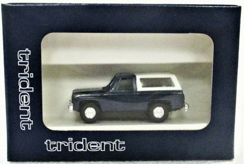 Trident Miniatures 900012 HO Blue Chevrolet Blazer 4x4 Truck