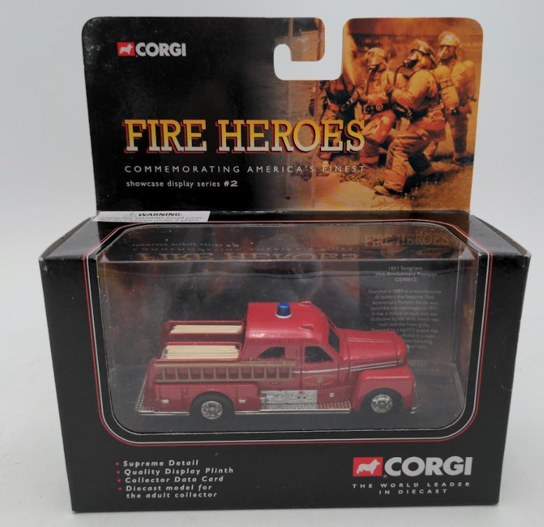 Corgi CS90012 San Francisco Fire Department Seagrave Sedan Pumper